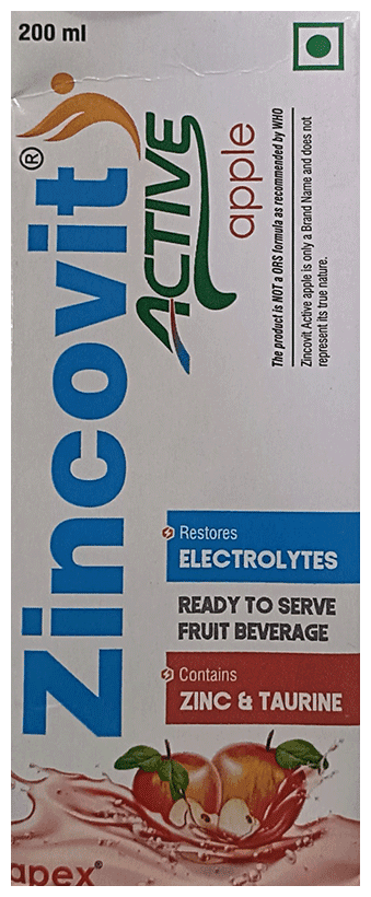 ZINCOVIT ACTIVE(ORANGE) 200ML - Scraped Image